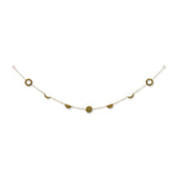 11Pcs Gold Shining Metal Moon Phase Garland Wall Decor Set - Fansee Australia