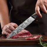 8-Piece Green Handle Knife Set – Stainless Steel Essentials - Fansee Australia