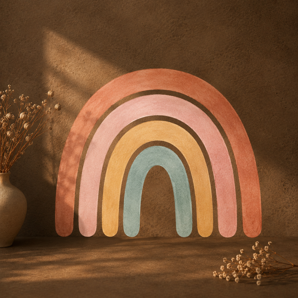 RAINBOW WALL STICKERS FOR MODERN NURSERIES AND CHILDREN'S ROOMS