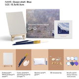 Coastal Calm – Blue Shell DIY Painting Kit