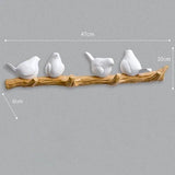 Artisan Bird Wall Hanger Resin Wall Hook - Fansee Australia
