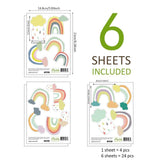 Colorful Rainbow Wall Stickers for Nursery - Fansee Australia