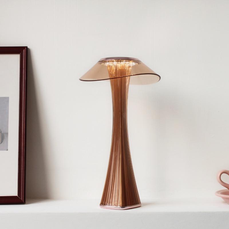 Crystal LED Table Lamp - Rose Gold - Fansee Australia