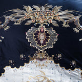 Embroidery Bed Sheet Set - BLUE - Fansee Australia