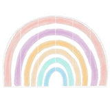 Extra Large Fabric Hand Drawn Watercolour Rainbow Wall Sticker - Fansee Australia