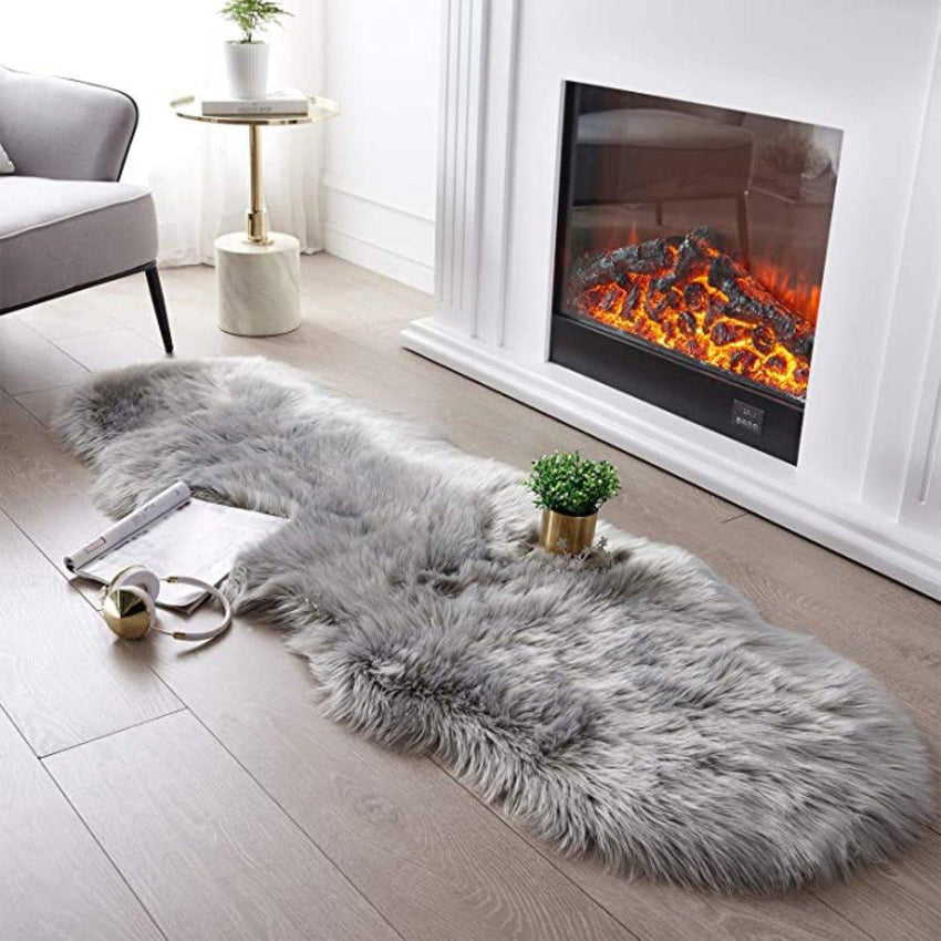 Fuzzy Faux Sheepskin Fur Rugs (60x180cm) - Fansee Australia