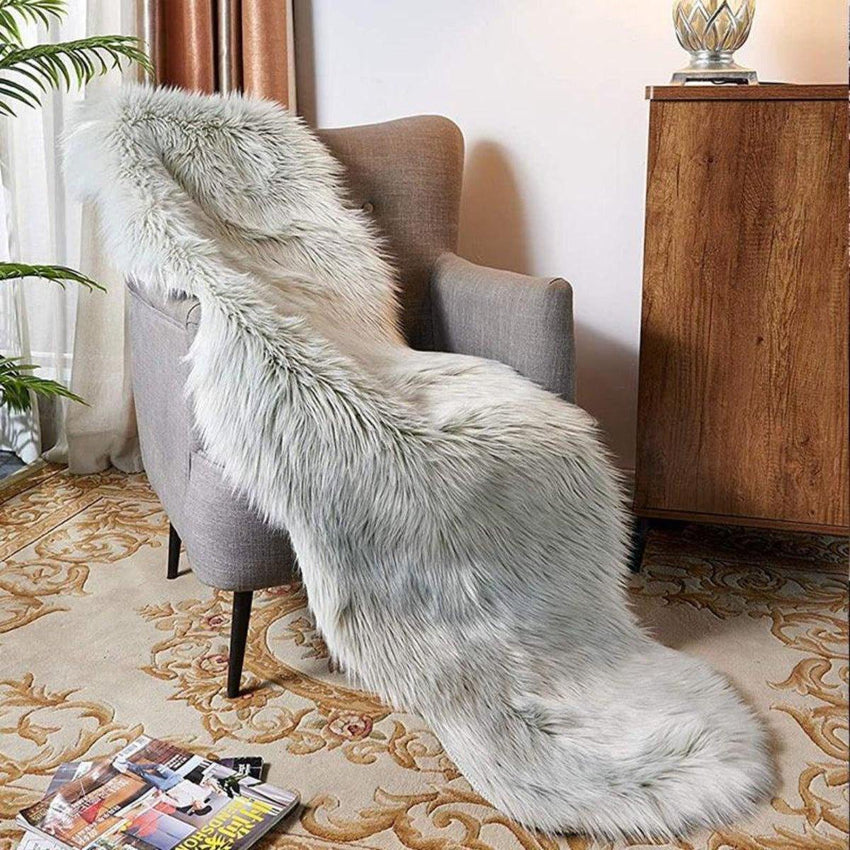 Fuzzy Faux Sheepskin Fur Rugs (60x180cm) - Fansee Australia