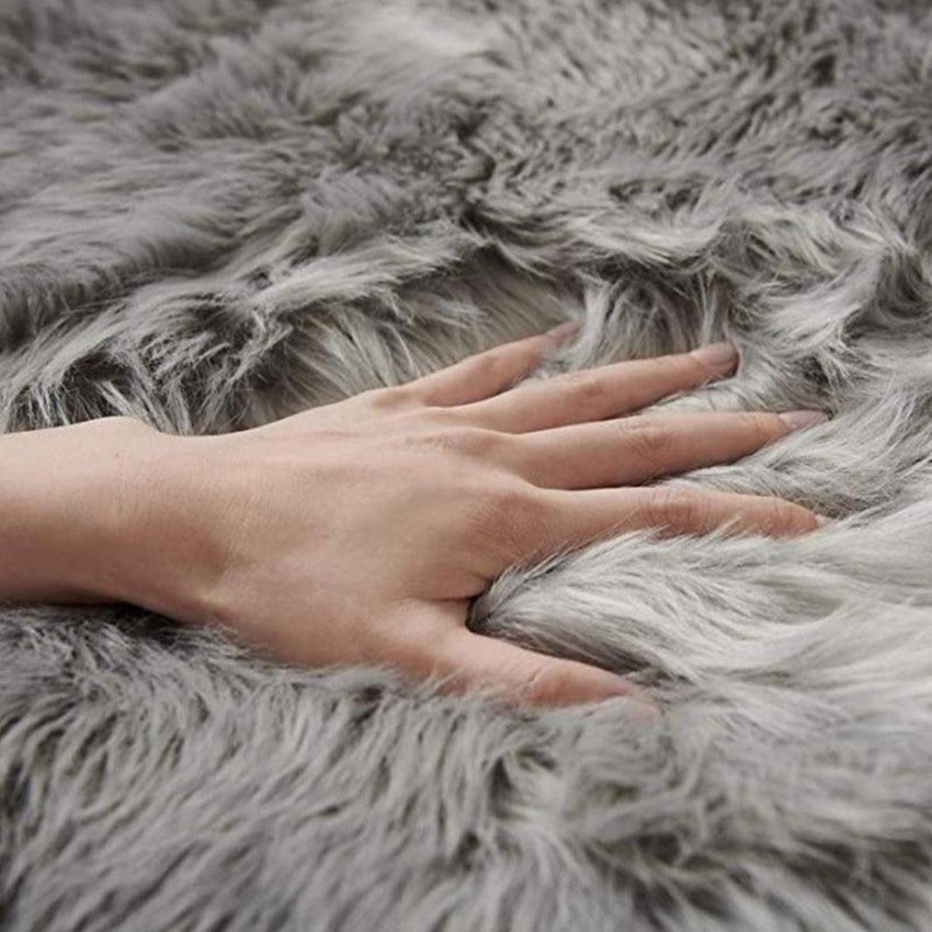 Fuzzy Faux Sheepskin Fur Rugs (60x180cm) - Fansee Australia