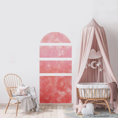 Geometric Abstract Arch Wall Decal Baby Room Wall Sticker - Fansee Australia