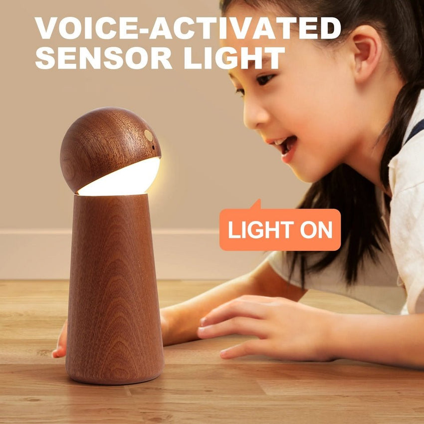GlowCube Touch Voice-Control USB Dimmable Table Lamp - Fansee Australia