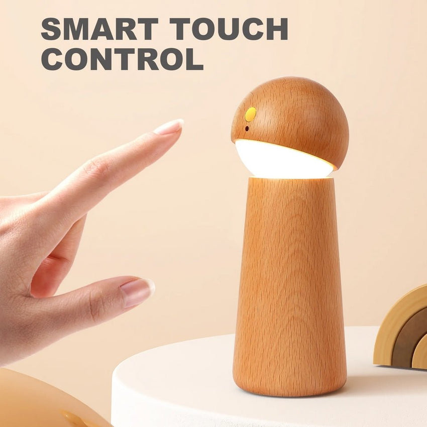 GlowCube Touch Voice-Control USB Dimmable Table Lamp - Fansee Australia