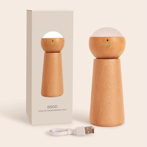 GlowCube Touch Voice-Control USB Dimmable Table Lamp - Fansee Australia