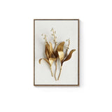 Golden flowers Wall Art Canvas Prints (50x70cm) - Fansee Australia
