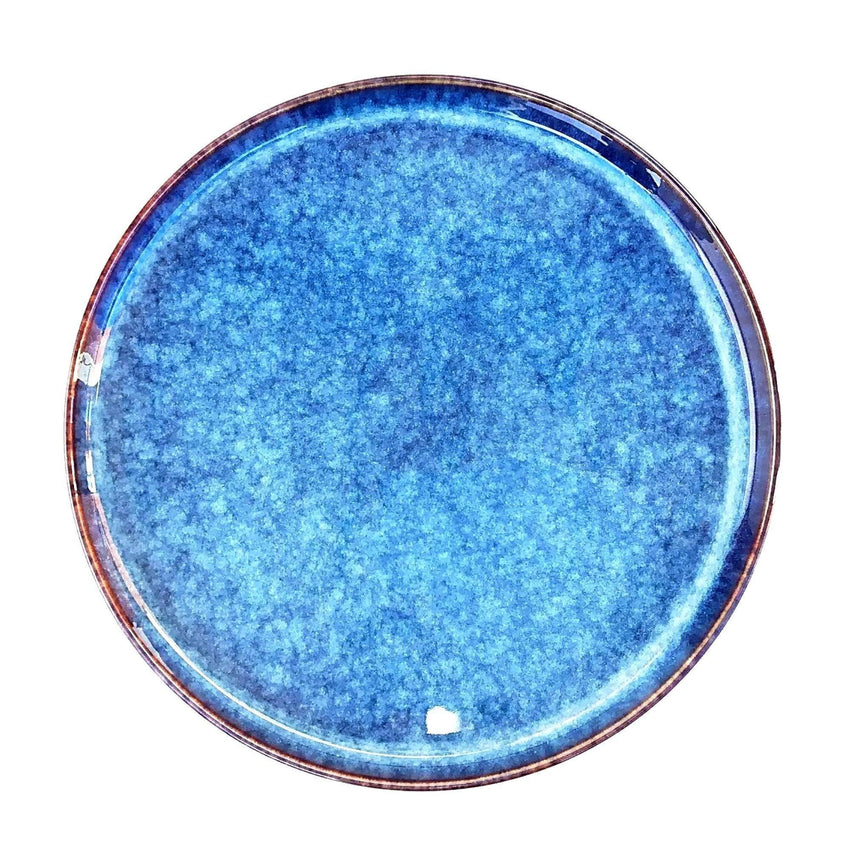 Handmade Dinner Plate Set- Australian Blue Large (25.5 cm 4 Piece Set) - Fansee Australia