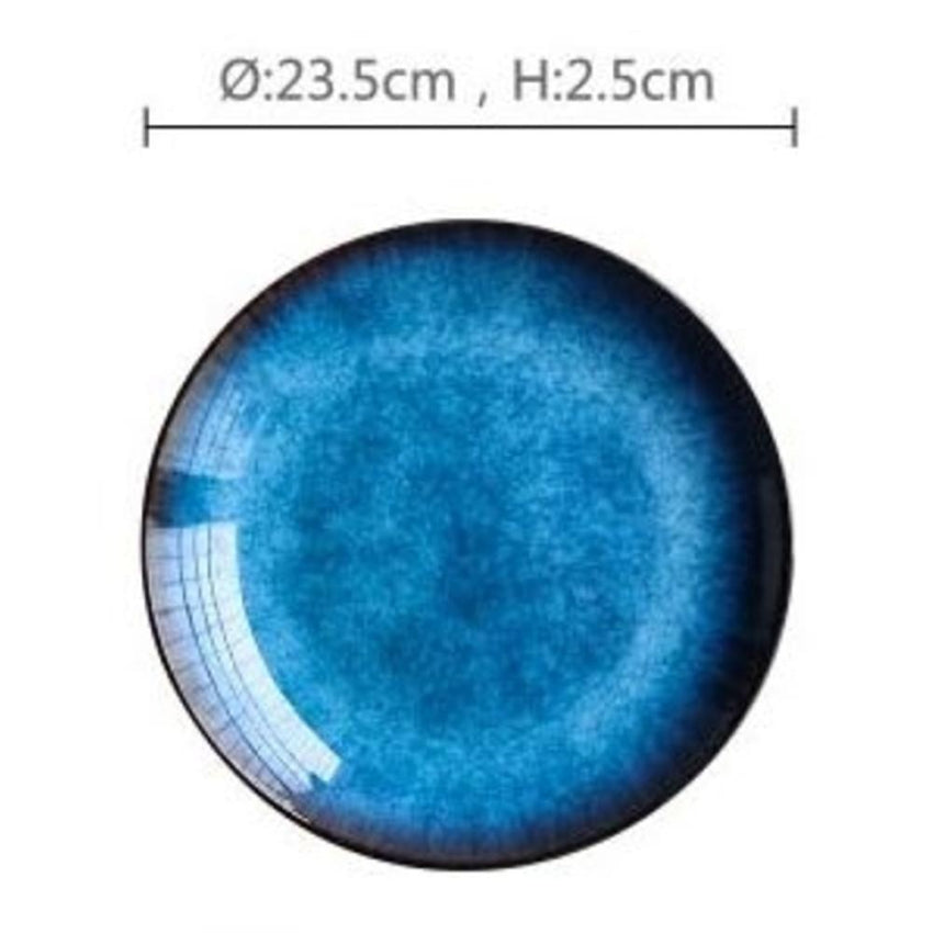 Handmade Dinner Plate Set - Cosmic Down Medium (20 cm 4 Piece Set) - Fansee Australia