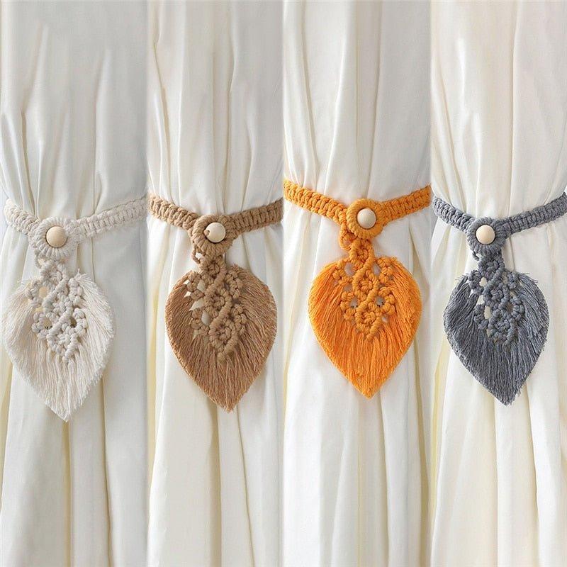 Handmade Macrame Curtain Tieback Set - Fansee Australia