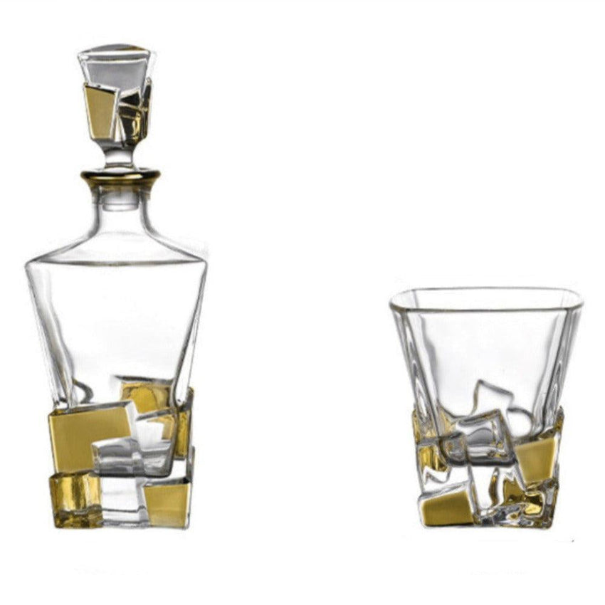High-Quality Lead-Free Whiskey Decanter and Glasses Set Gift Box - Fansee Australia