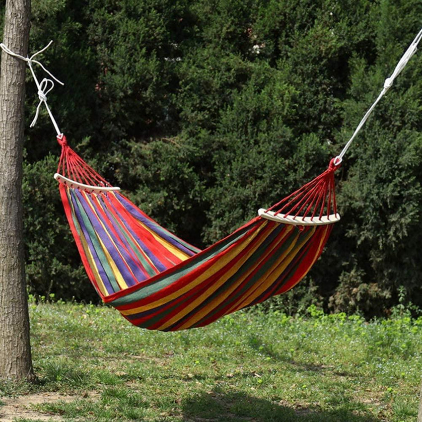 Indoor Outdoor Portable Canvas Hammock - Fansee Australia