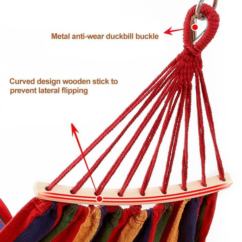 Indoor Outdoor Portable Canvas Hammock - Fansee Australia