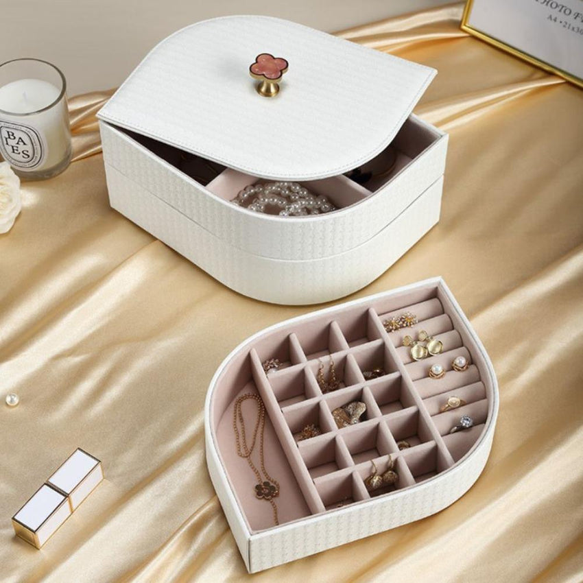 Jewellery Box - Leaf White - Fansee Australia