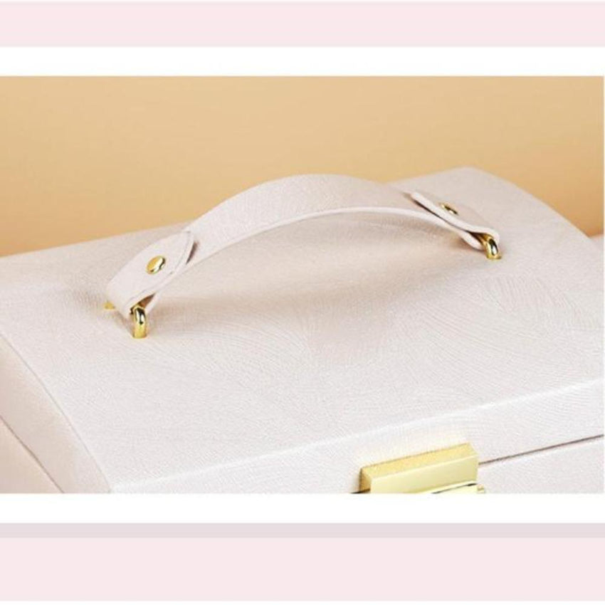 Jewellery Box with Mirror and Lock - Fansee Australia