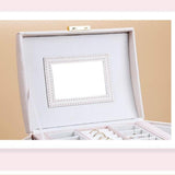 Jewellery Box with Mirror and Lock - Fansee Australia