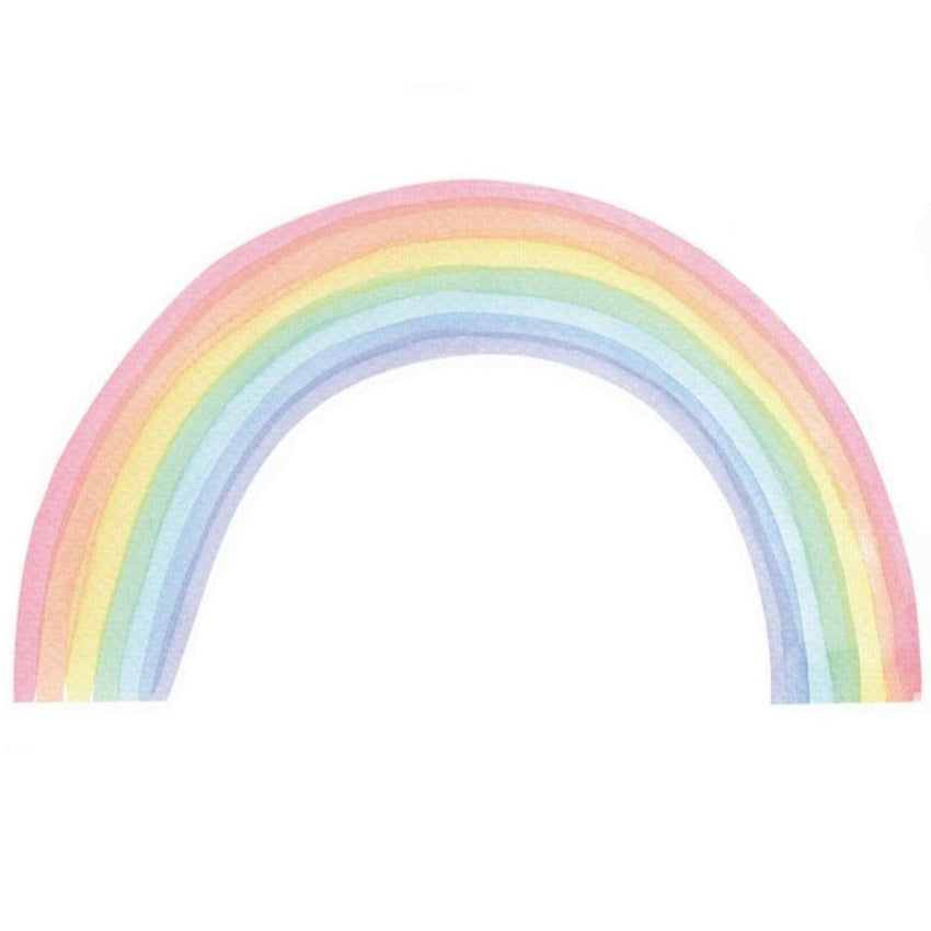 Large Fabric Multicoloured Rainbow Mural Wall Stickers - Fansee Australia