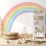 Large Fabric Multicoloured Rainbow Mural Wall Stickers - Fansee Australia