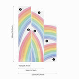 Large Fabric Multicoloured Rainbow Mural Wall Stickers - Fansee Australia