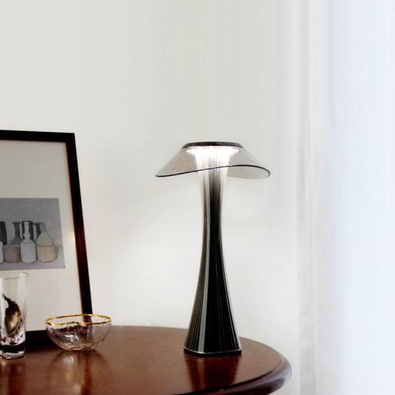 LED Crystal Creative Table Lamp - Black - Fansee Australia