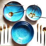 Luxurious Golden & Black Cutlery Set (16 Piece Cutlery Set) - Fansee Australia