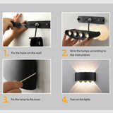 Outdoor Indoor LED Wall Light (2 Pcs Set) - Fansee Australia