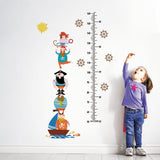 Pirates Growth Chart Wall Stickers - Fansee Australia