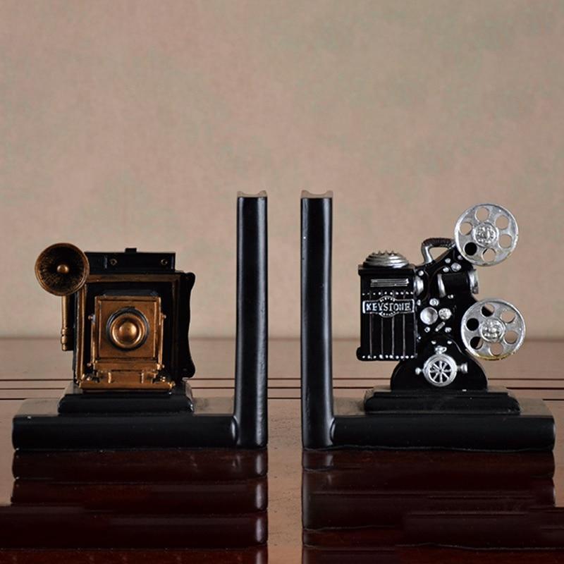 Retro Style Camera and Film Projector Bookend - Fansee Australia