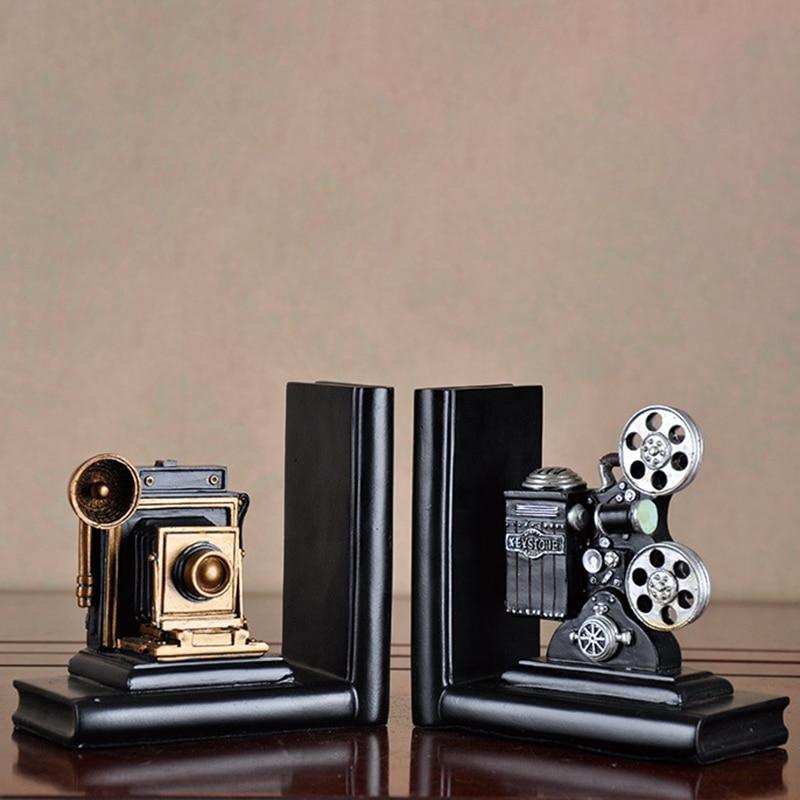 Retro Style Camera and Film Projector Bookend - Fansee Australia