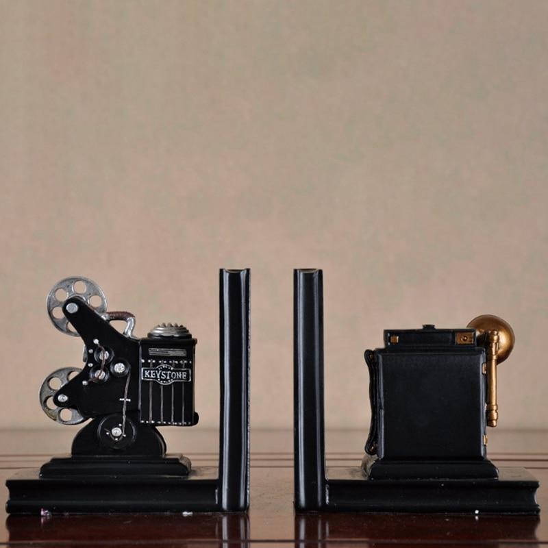 Retro Style Camera and Film Projector Bookend - Fansee Australia