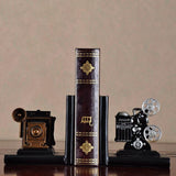 Retro Style Camera and Film Projector Bookend - Fansee Australia