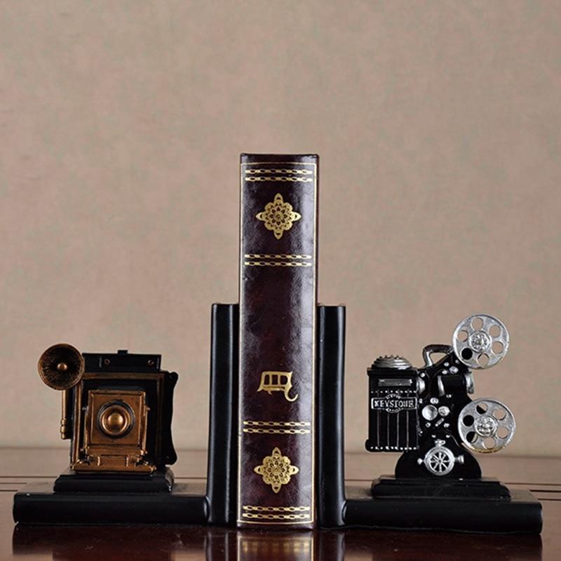 Retro Style Camera and Film Projector Bookend - Fansee Australia