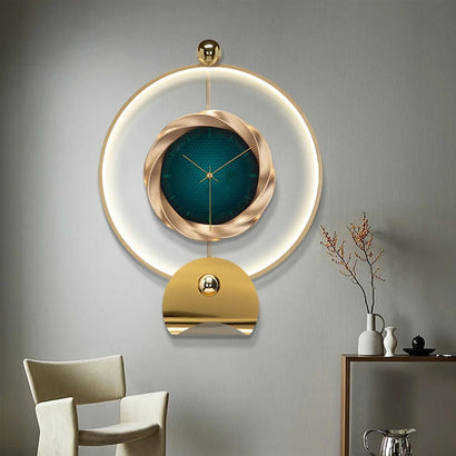 TranquilGlow: Luxury Silent Clock with LED Backlight - Fansee Australia