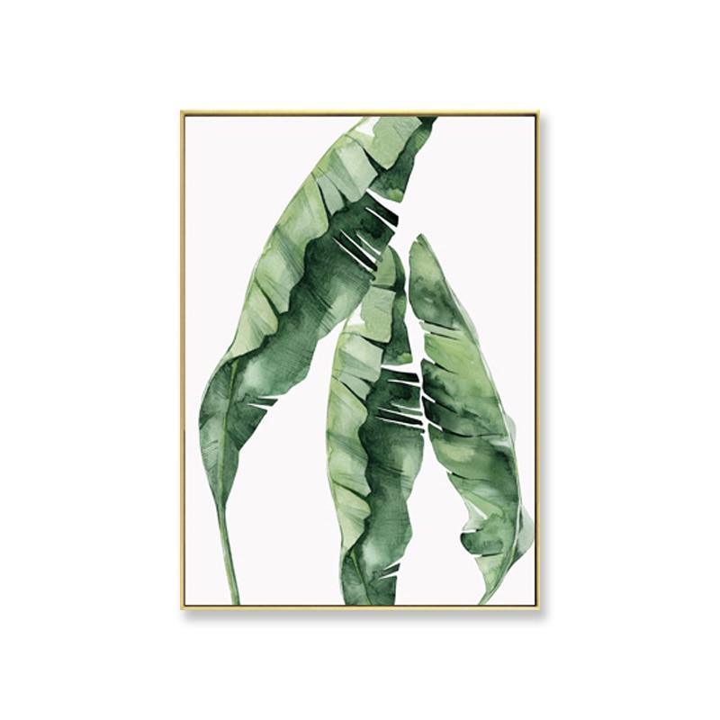 Watercolor Leaves Wall Art Canvas Prints (60x80cm) - Fansee Australia
