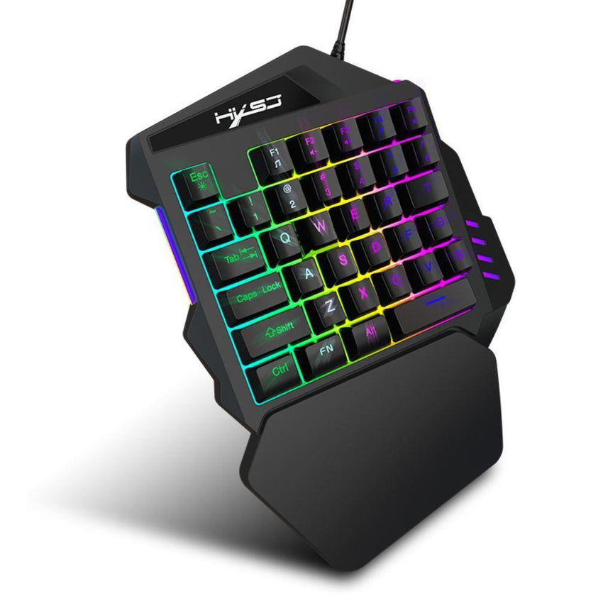 One-Handed Gaming Keyboard And Mouse Combo - Fansee Australia