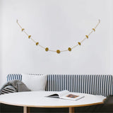 11Pcs Gold Shining Metal Moon Phase Garland Wall Decor Set - Fansee Australia