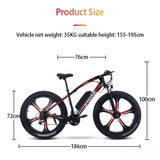 21 Speed 26 Inch 350W 36V Fat Tyre Electric Bike - Fansee Australia