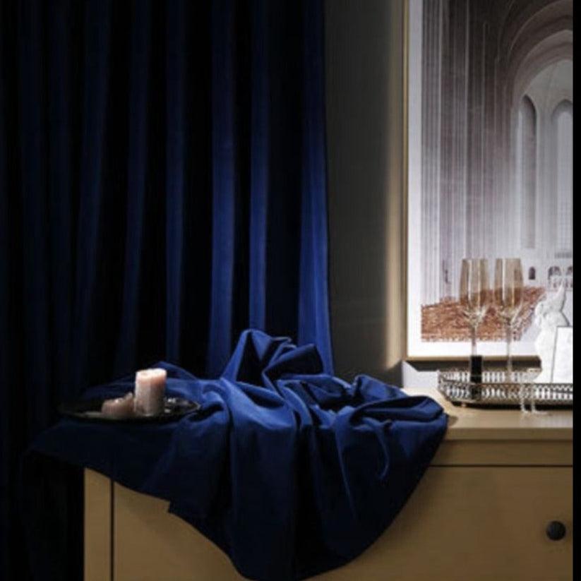 Veloura Luxe Velvet Room-Darkening Curtain Panel – Premium Velvet Drapery