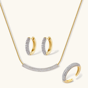 OVIANA Golden Horizon Jewellery Set