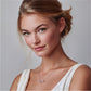 OVIANA Blush Love Moissanite Necklace