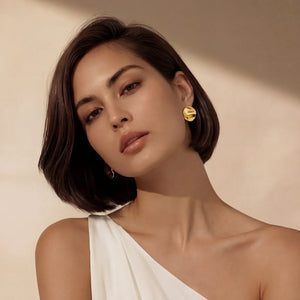 OVIANA™ Fluid Form Statement Stud Earrings
