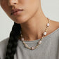OVIANA Blush Baroque Pearl Necklace