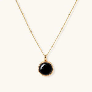 OVIANA™ Midnight Onyx Pendant Necklace