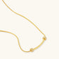 Elegant gold snake chain necklace with pave crystal beads, perfect for luxury home décor gifting